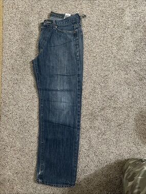 Nautica Men's Straight Jeans in Dark Denim Blue
